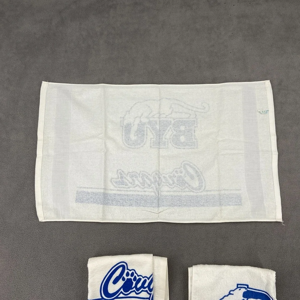 Vintage BYU Cougars White Rally Towel 15x24.5